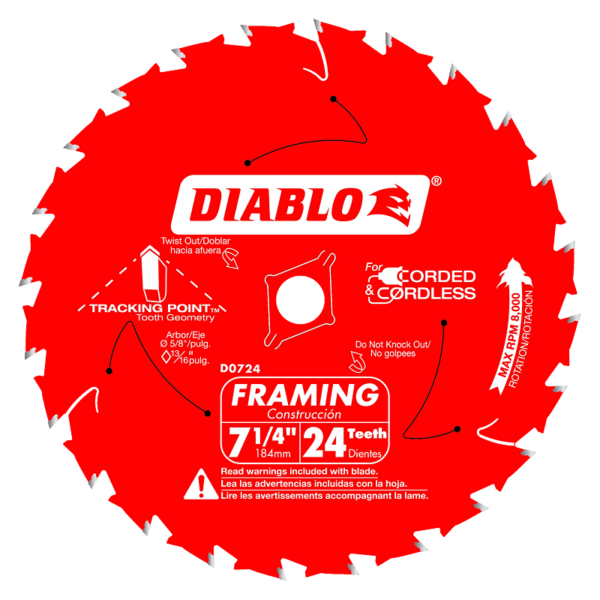 DIABLO - 24T Framing Blade