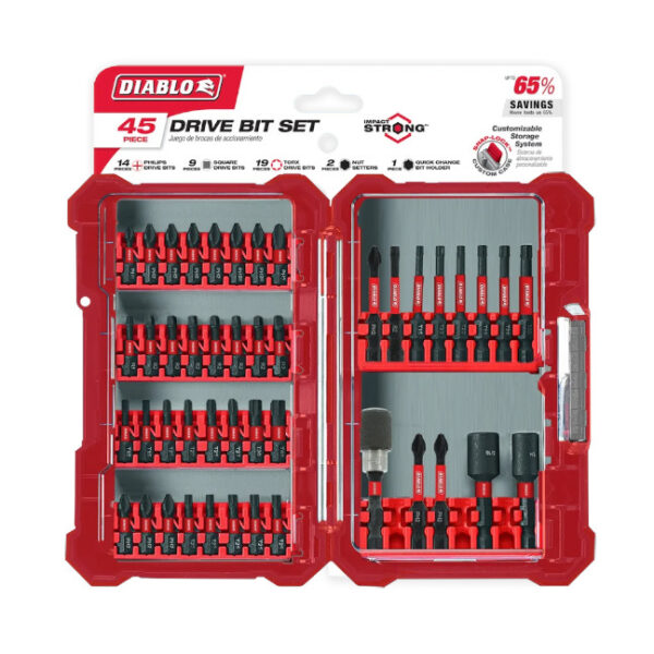 DIABLO - 45 pc Screwdriving Set