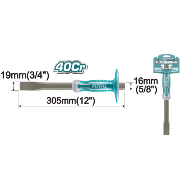 TOTAL - 3/4" industrial Cold Chisel